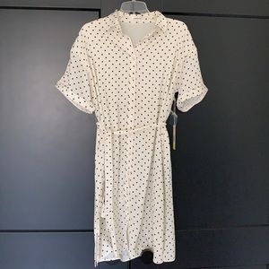NWT Summersalt Do-It-All Shirt Dress Damsel Dot